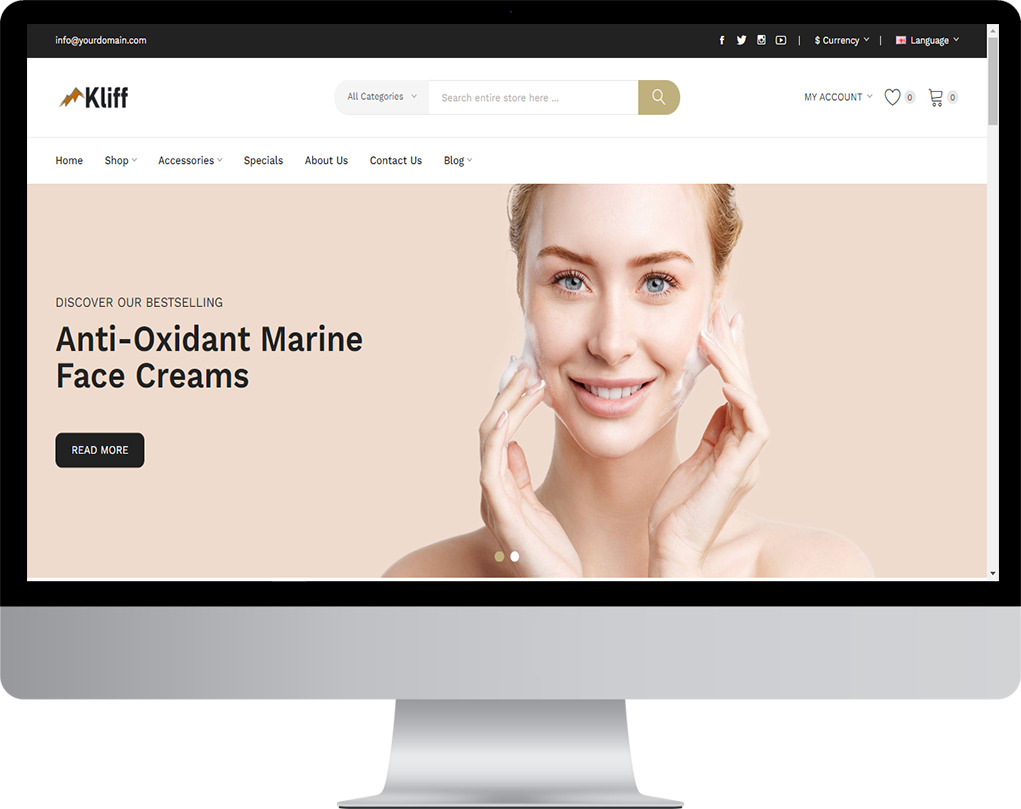 Cosmatic and - Beauty products store